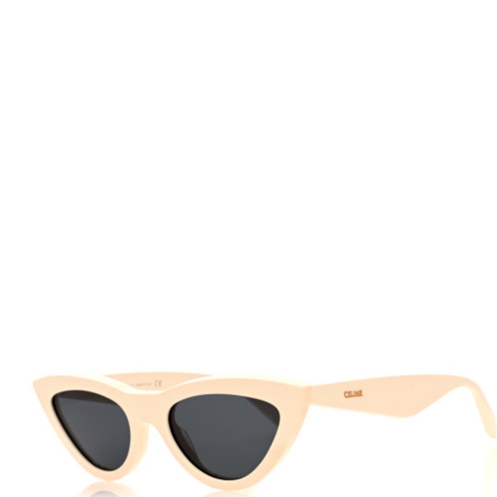 Celine Ivory Cat-Eye Sunglasses - Picture 2 of 9